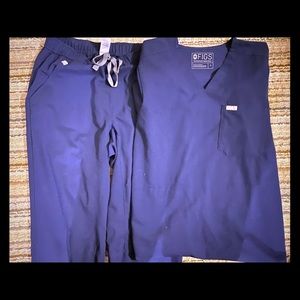WearFigs Scrubs Navy Blue Set / Joggers. M Size S